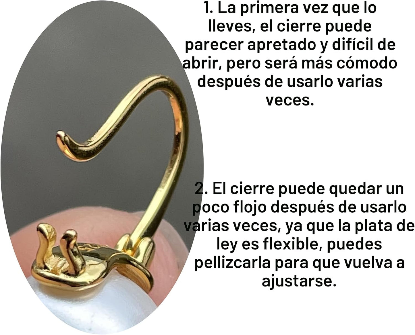 OwMell Elegantes Pendientes Colgantes de Plata de Ley 925 con Perla...