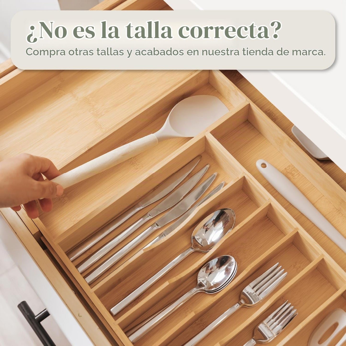 KitchenEdge - Organizador de cubiertos y utensilios de alta calidad...