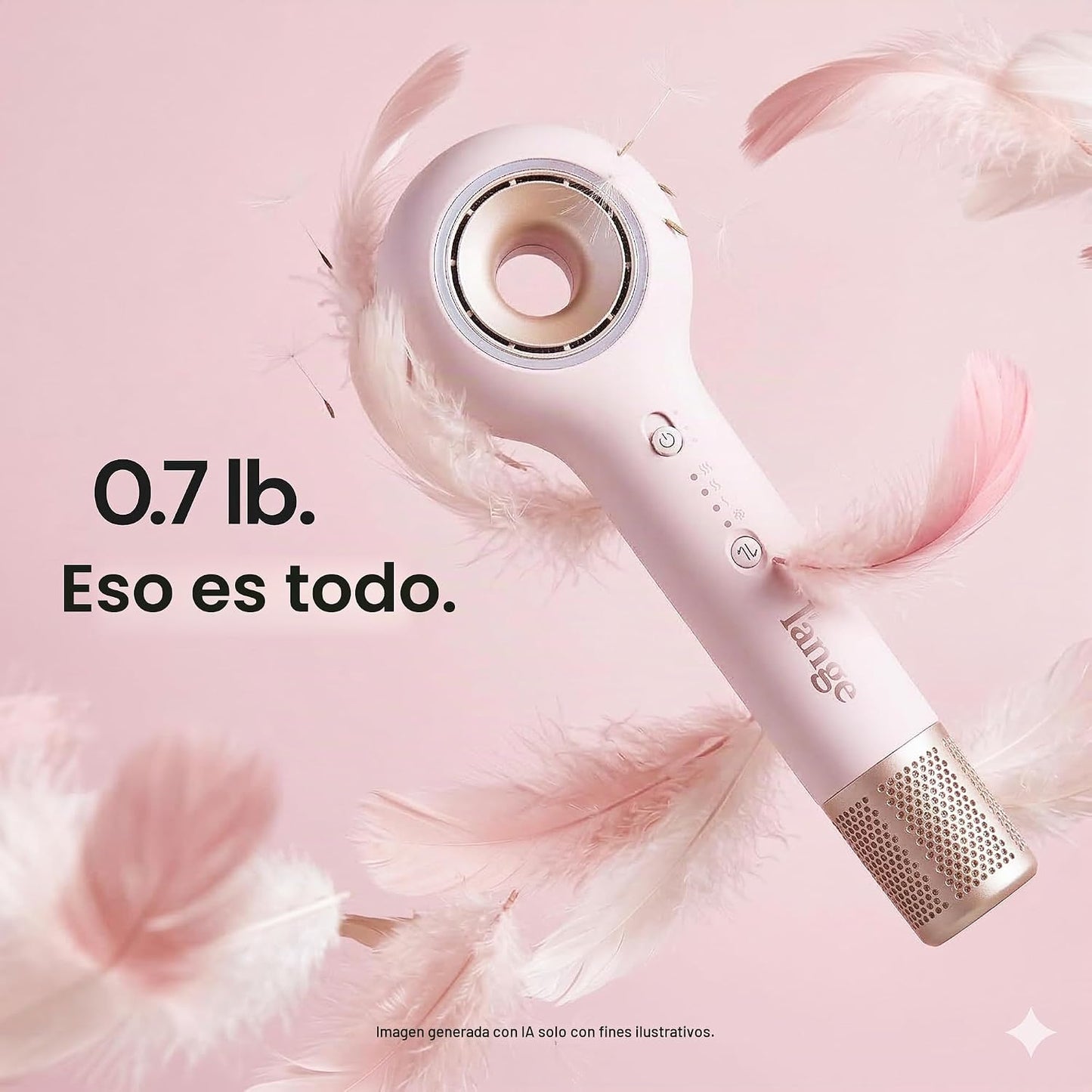 L'ANGE HAIR Axia HaloRing Secador de Cabello | Secador Iónico d...