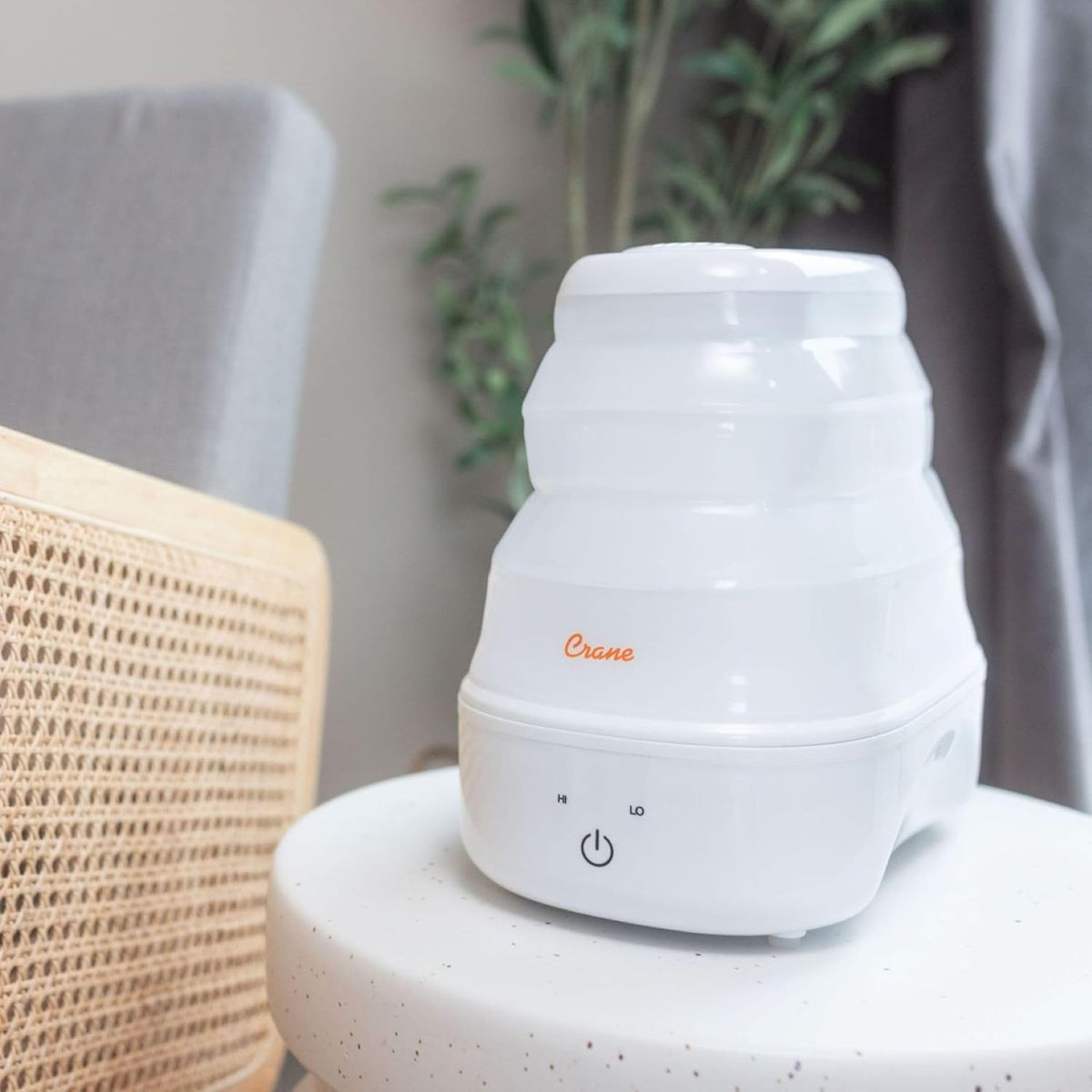 Humidificador plegable de niebla cálida, blanco, relleno superior,...