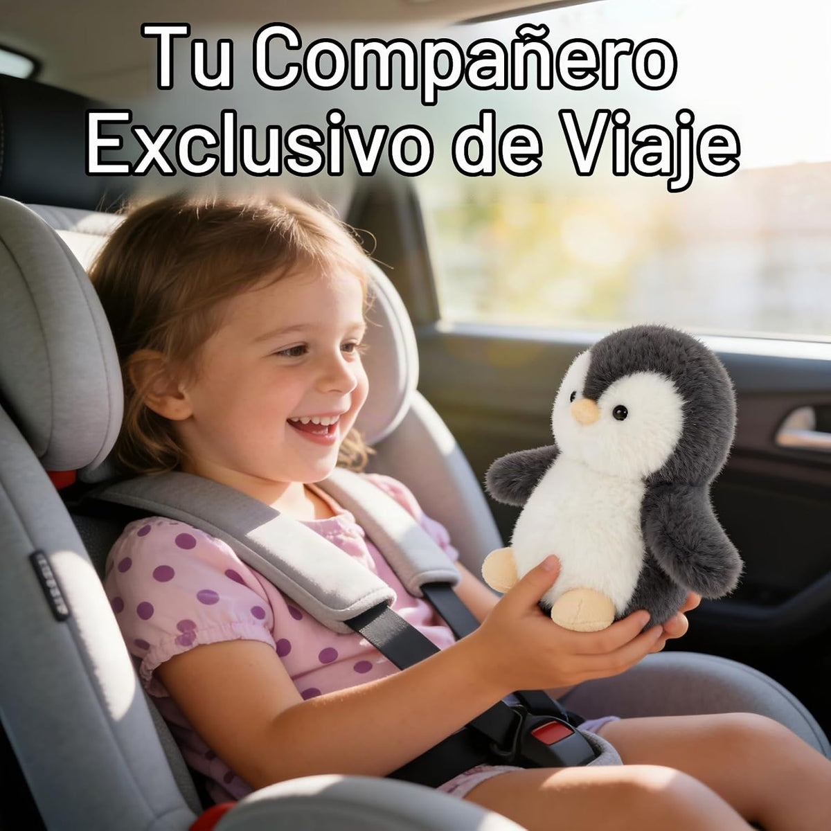 OROZCOR Lindo pingüino de peluche, animal de peluche suave del tama...