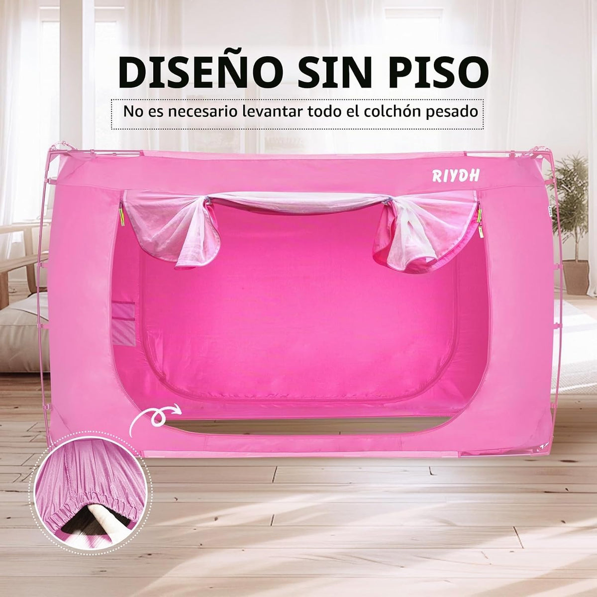 Tienda de campaña con dosel para cama para adultos y niños, tamaño...