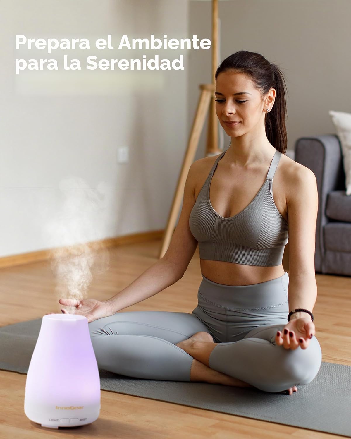 InnoGear Difusor de Aceites Esenciales, Paquete de 2 Difusores Ultr...