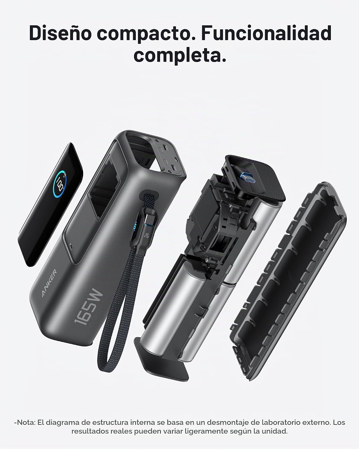Anker Batería portátil para laptop, cargador portátil de 25,000 mAh...