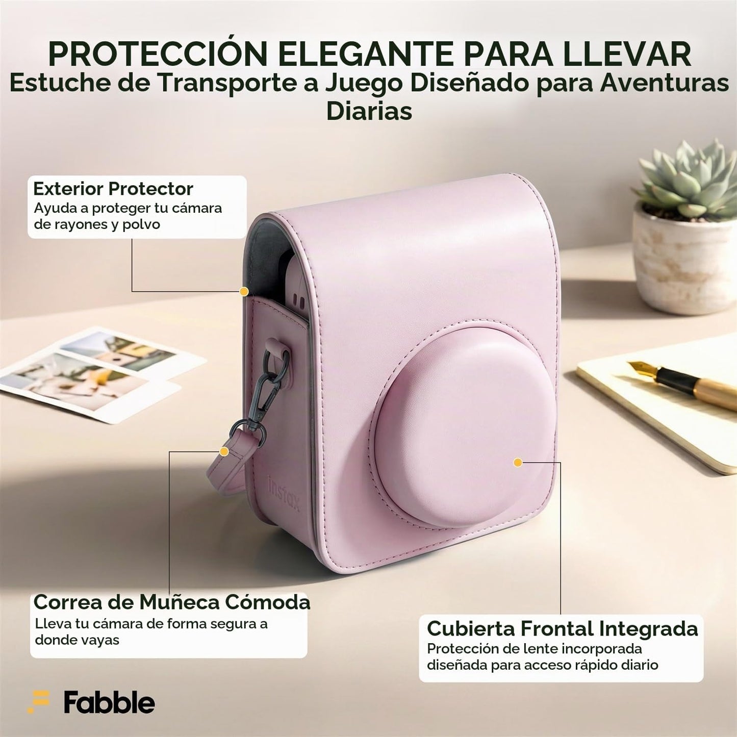 FUJIFILM INSTAX MINI 13 - Cámara de película instantánea color rosa...