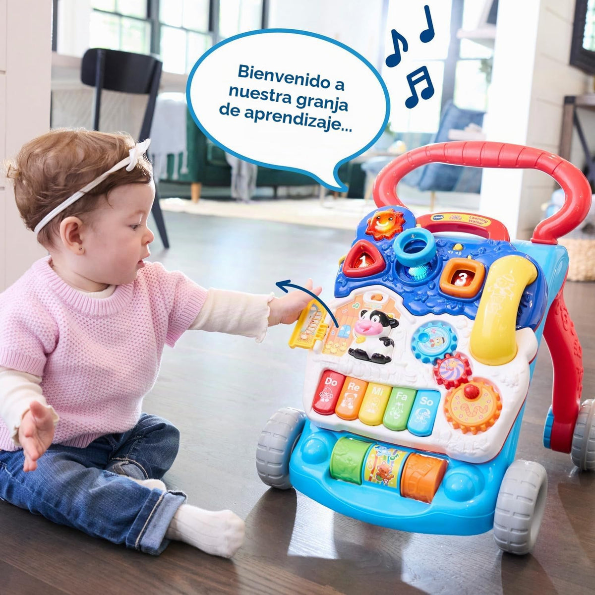VTech Andador de Aprendizaje de Sentado a de Pie (Empaque Libre de...