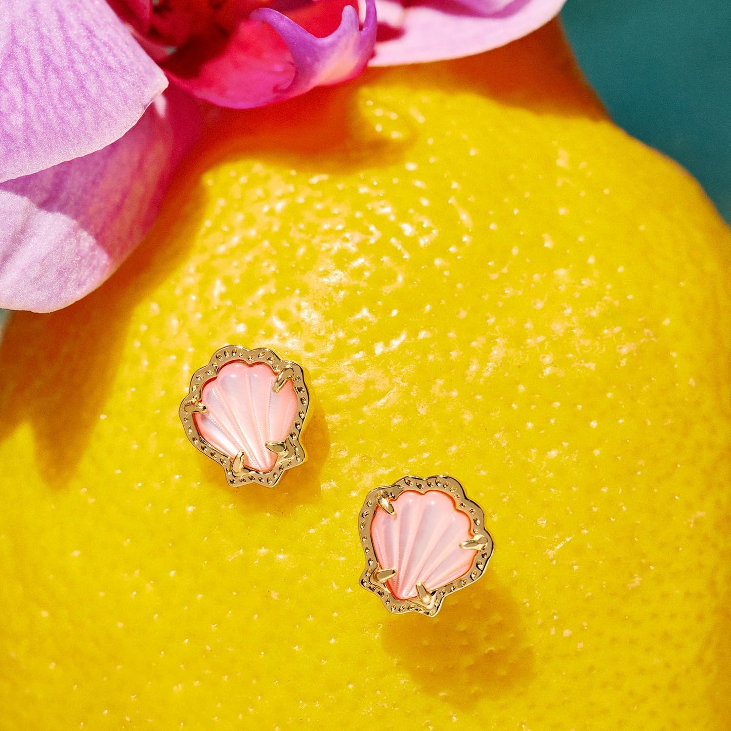 Kendra Scott Brynne Shell Collar con colgante corto, joyería de mod...