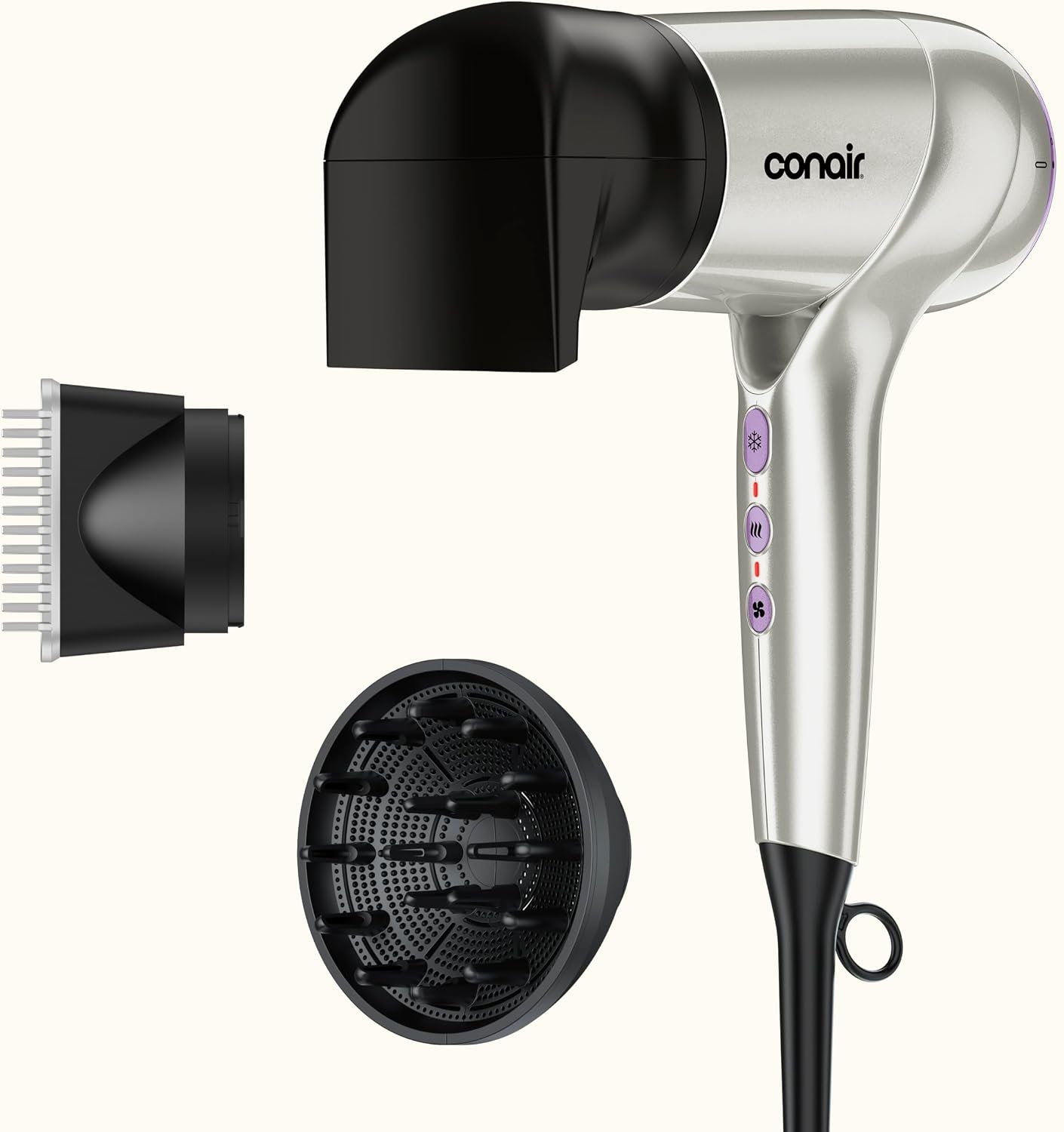 Infiniti PRO CONAIR Secador de pelo digital, secador iónico ligero...