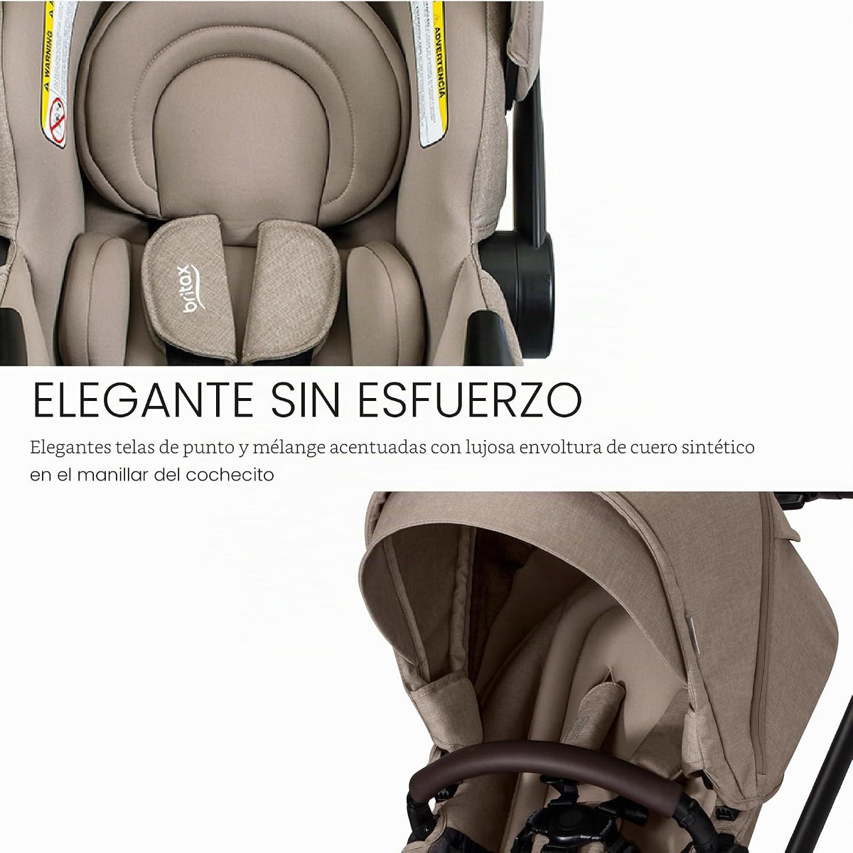 Britax Sistema de viaje Prism de tamaño completo, asiento de coche...