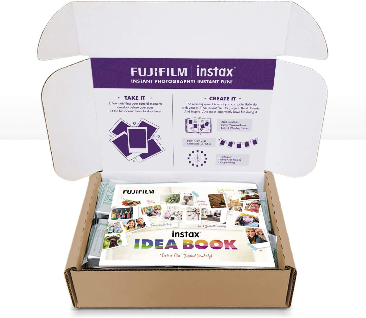 Fujifilm Paquete económico de película instantánea Instax Mini - 12...