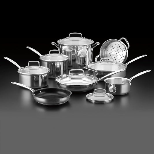 Cuisinart Chef's Classic™ - Juego de 14 piezas de acero inoxidable