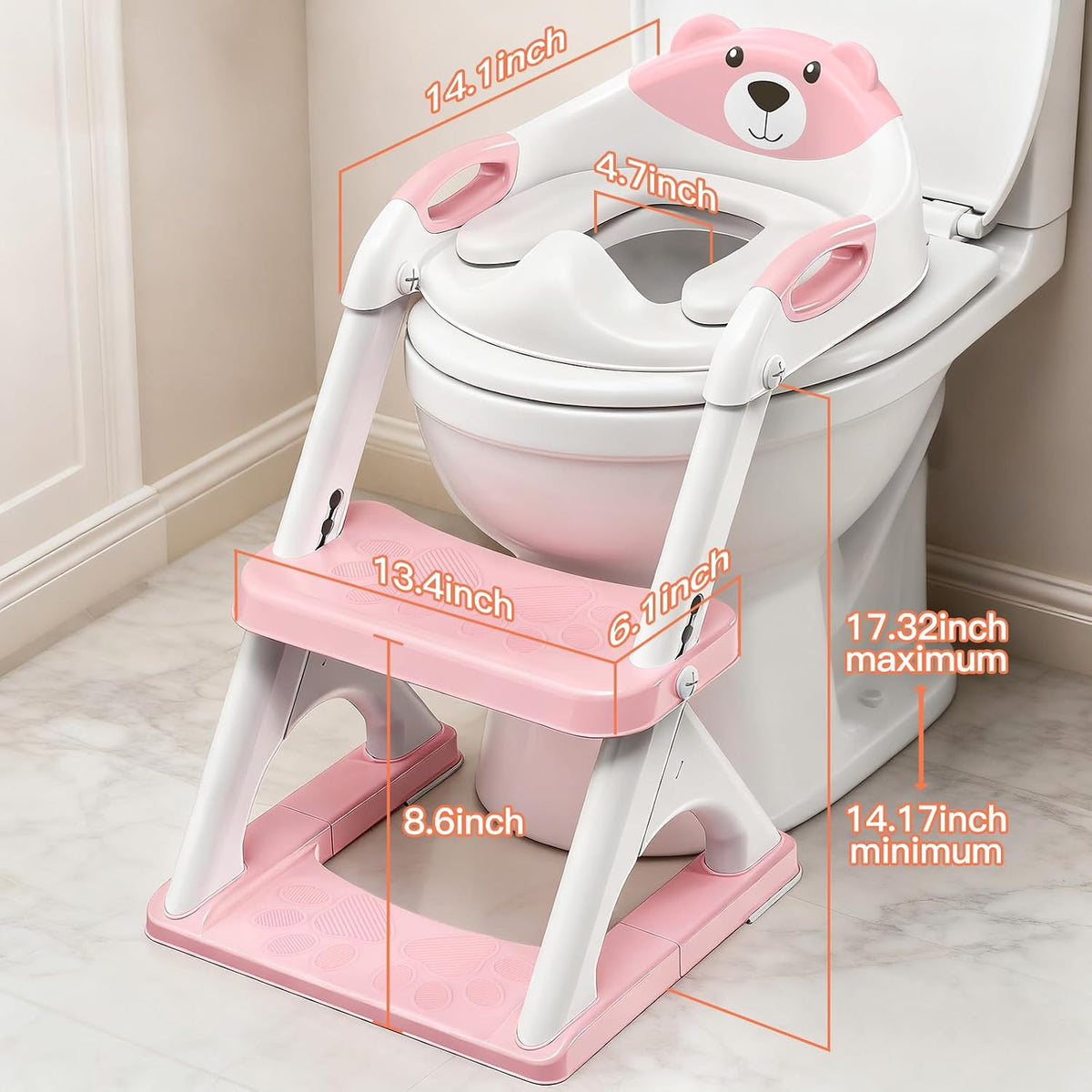 Inodoro de entrenamiento para ir al baño para niños pequeños, asien...