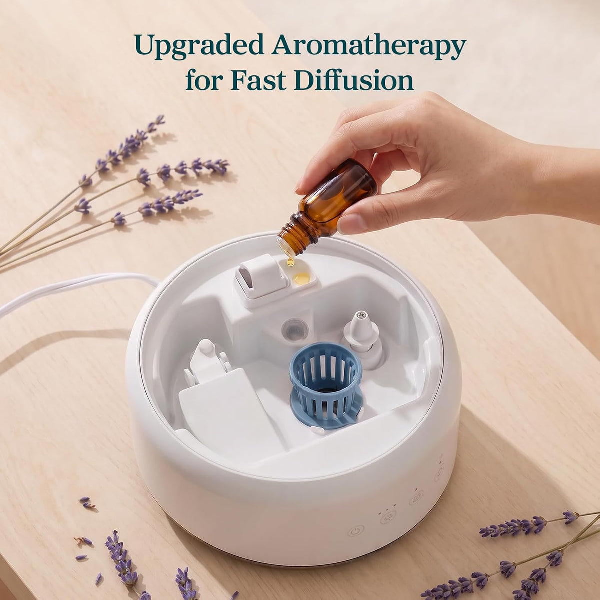 LEVOIT Humidificador inteligente para dormitorio, 4.2L llenado supe...