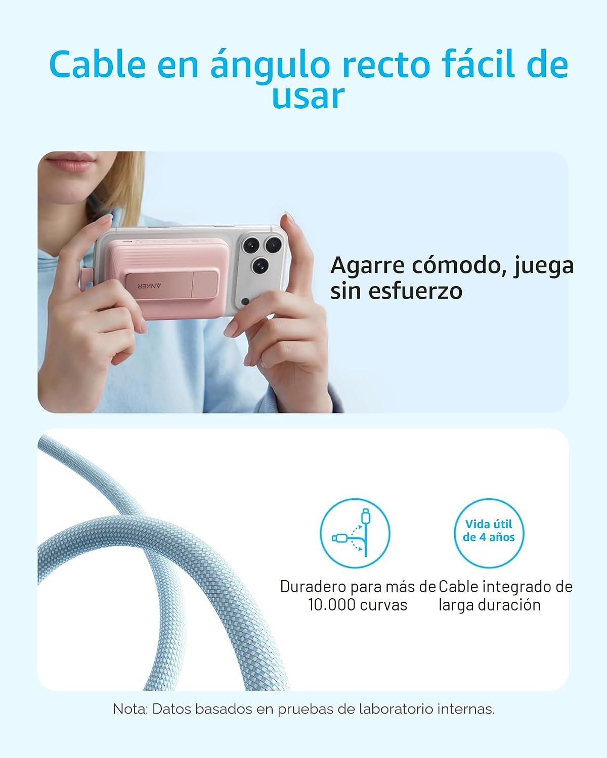 Anker Zolo - Banco de energía magnético, cargador portátil inalámbr...