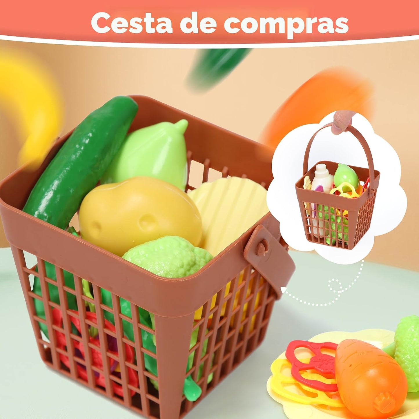 Holyfun - Juego de cocina para niños, juego de cocina para niños pe...