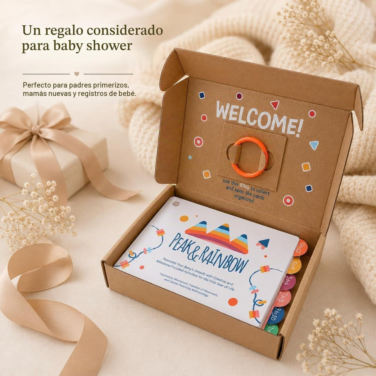 Tarjetas de actividades para bebés de 0 a 12 meses, tarjetas de act...