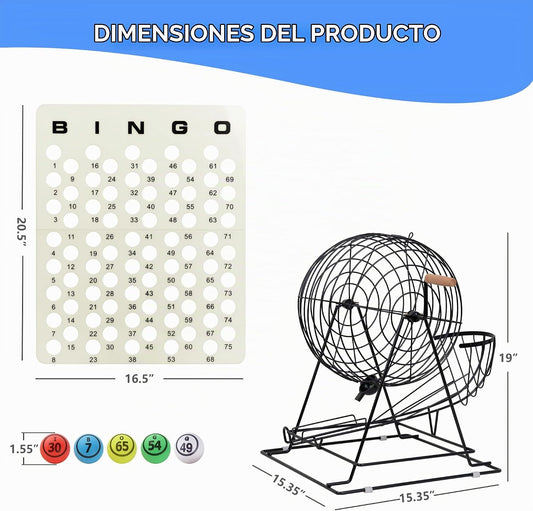 GSE - Juego de bingo profesional para adultos y grupos grandes, (ja...