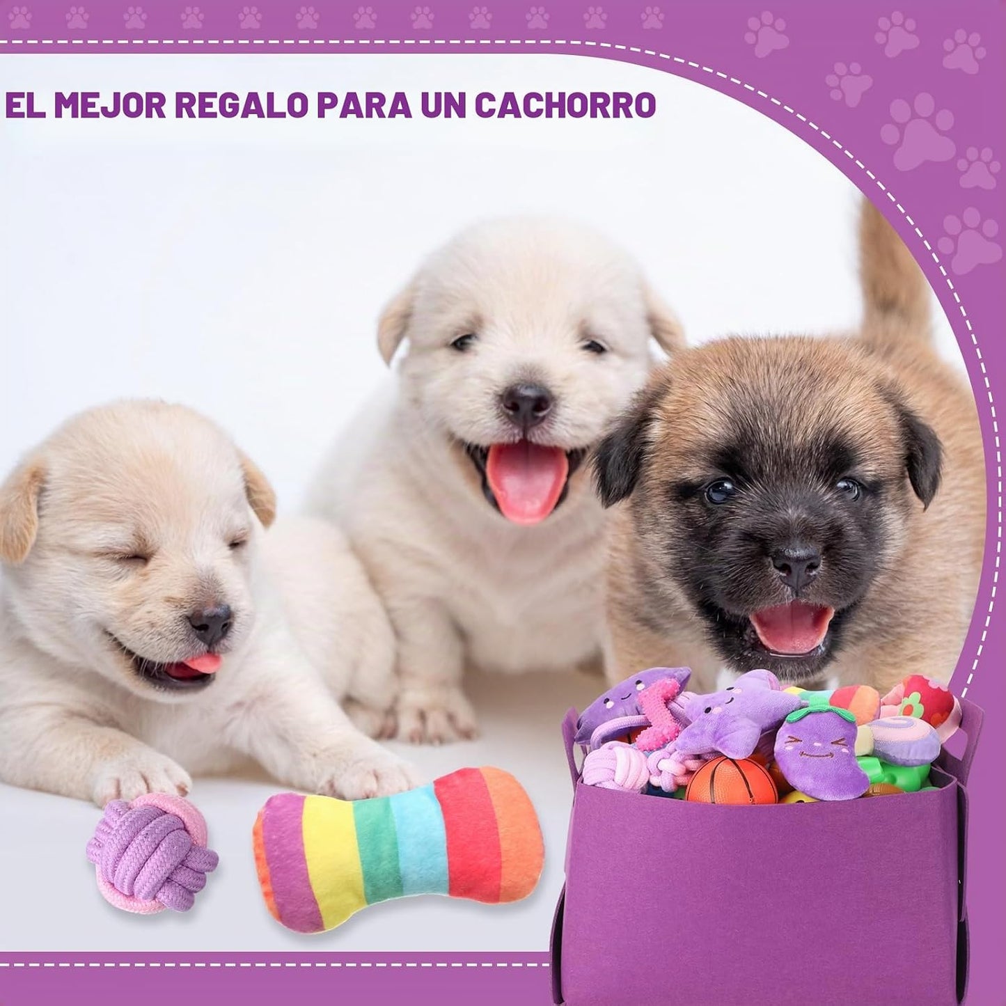Abbylike - Kit de inicio de 50 piezas para cachorros para perros pe...