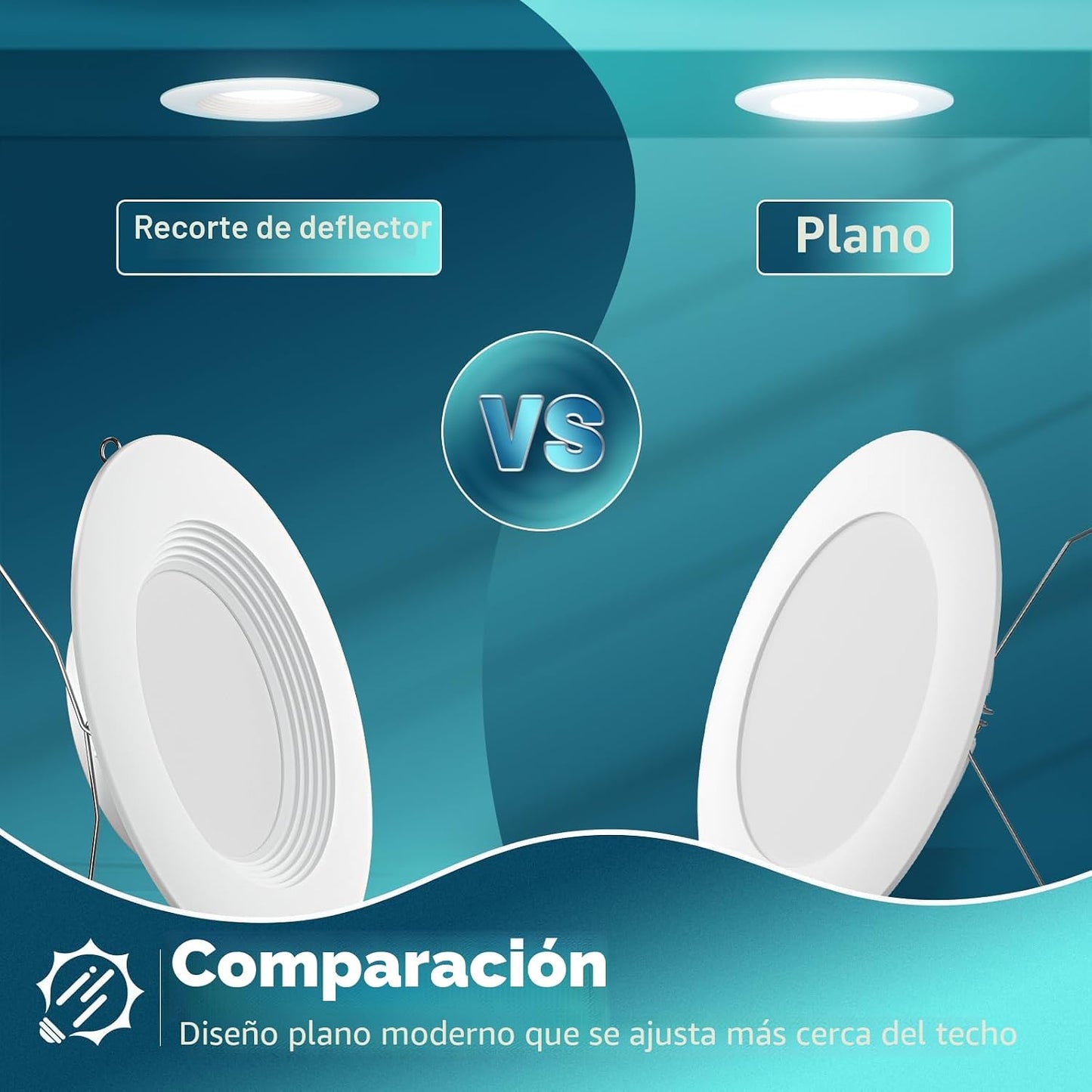 FREELICHT - Paquete de 24 luces LED empotrables de 6 pulgadas, 5CCT...