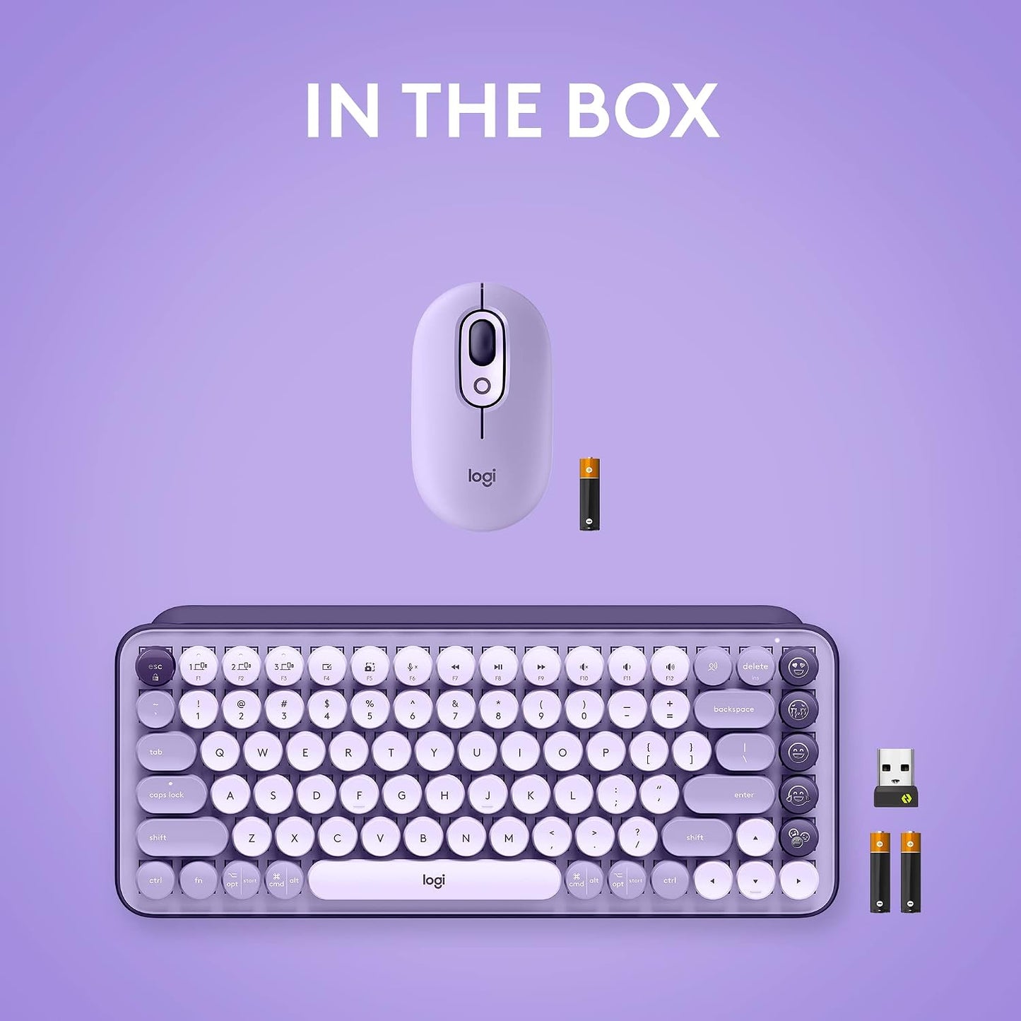 Logitech POP Keys + POP Mouse Conjunto de teclado inalámbrico y mou...