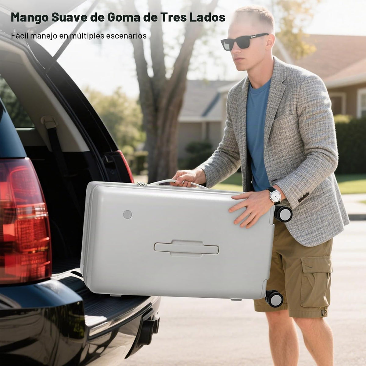 Maleta Grande de Equipaje Mixi Trunk PC de Carcasa Dura con Ruedas...