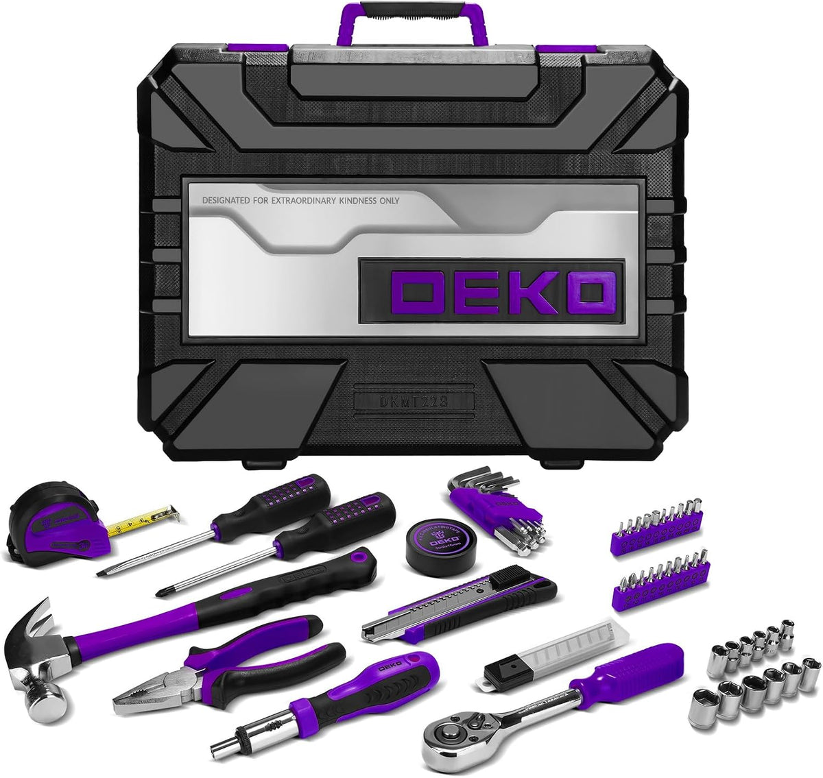 DEKOPRO Juego de herramientas: Kit de herramientas para el hogar de...