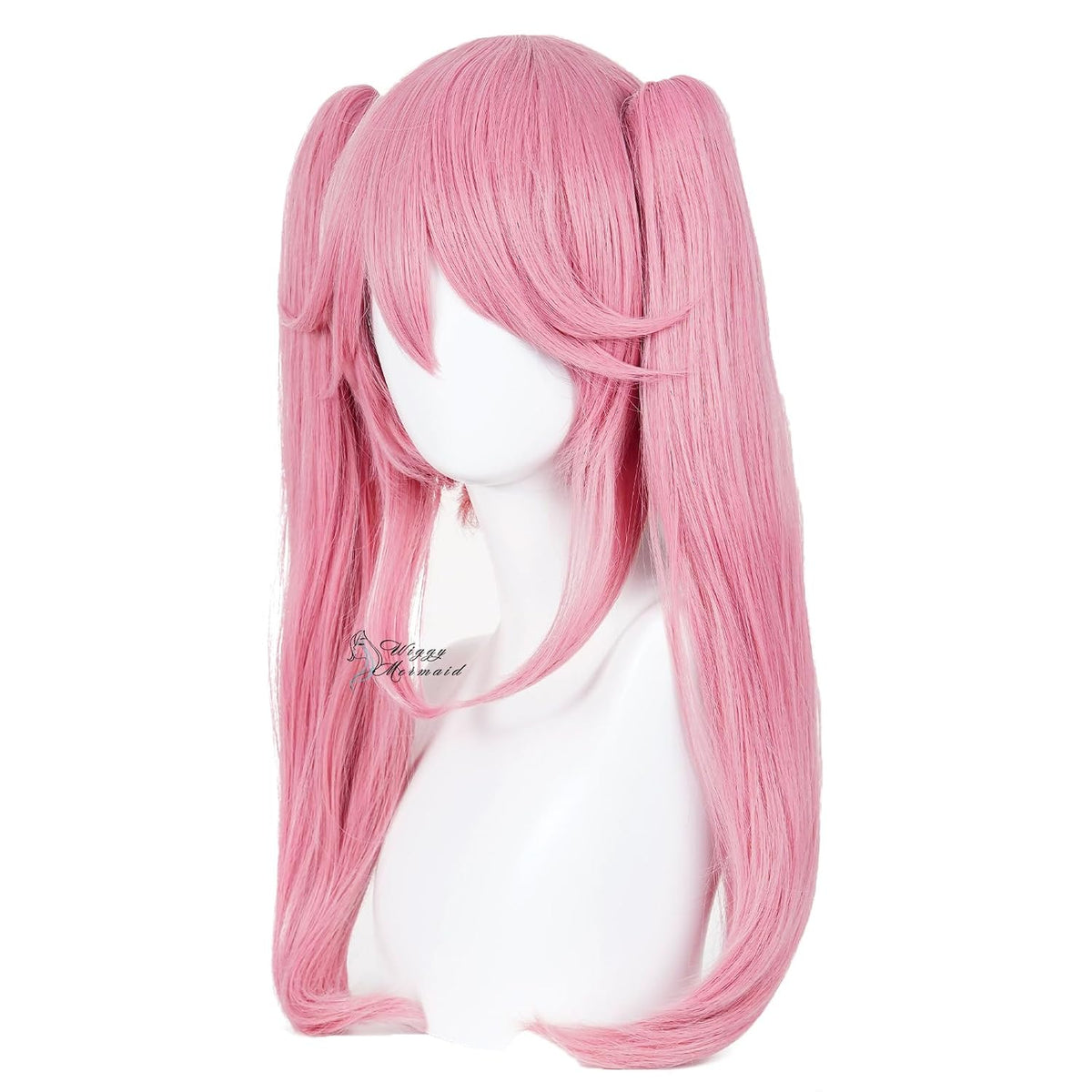 SL Anime - Peluca rosa con colas de caballo, para mujeres y niñas,...