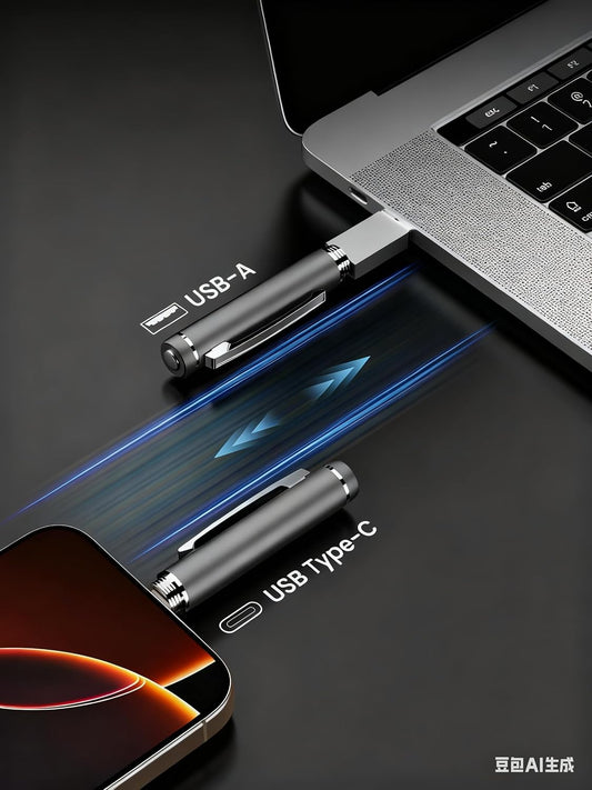Convoice Bolígrafo de tinta de almacenamiento USB-C (64-512 GB), bo...