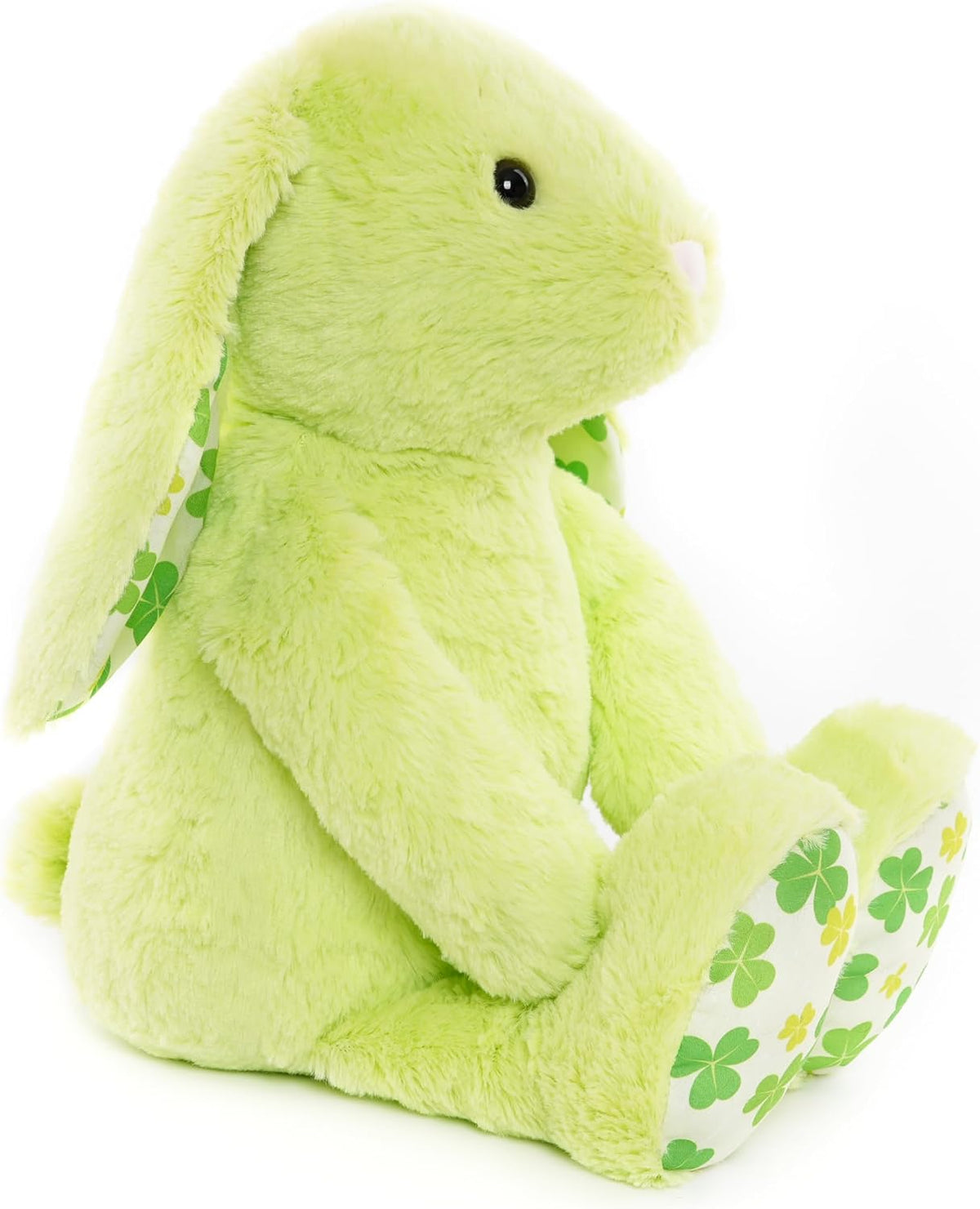 WEIGEDU Conejo Verde de Peluche Juguete de Animales con Orejas Caíd...