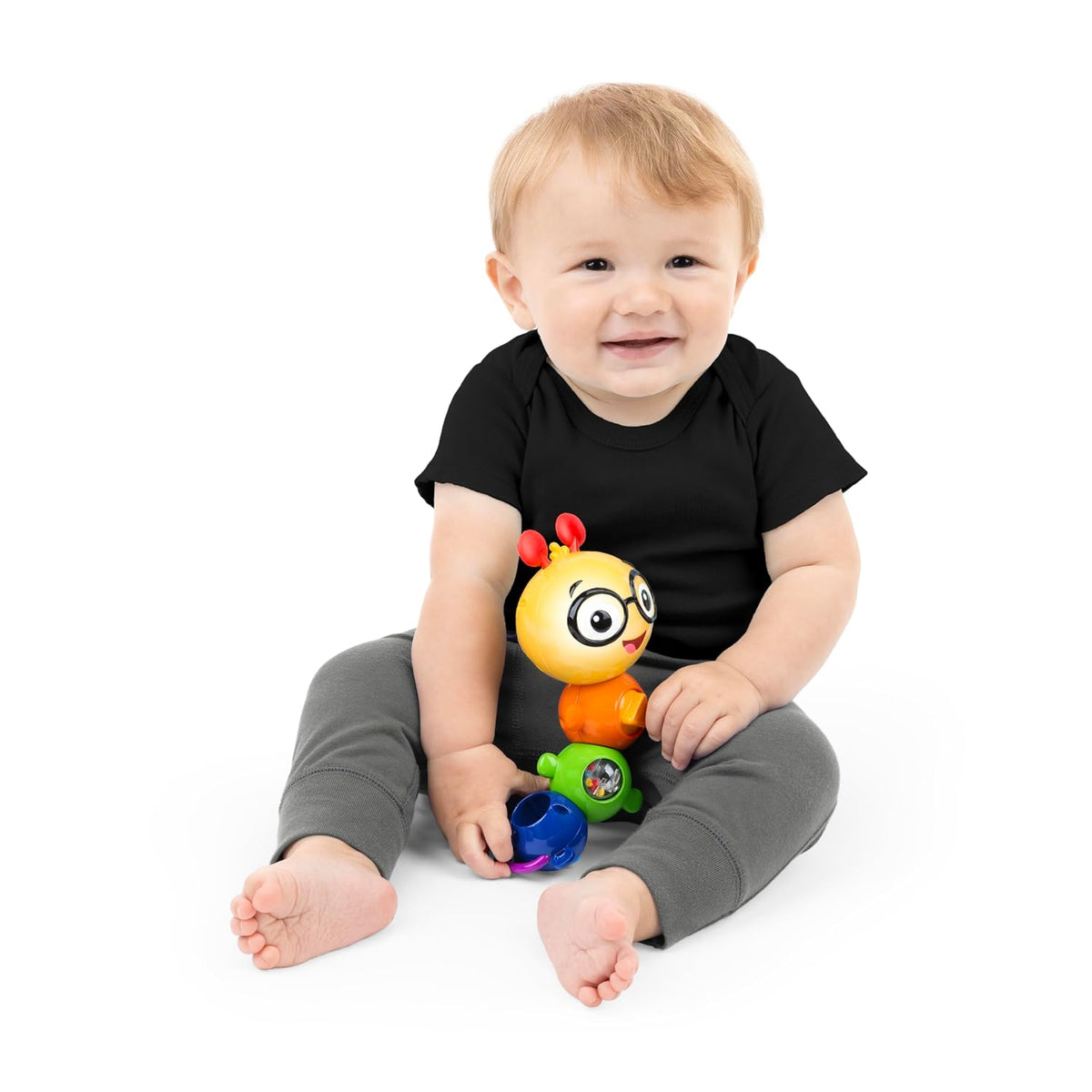 Baby Einstein Twist-a-Pal Cal - Juguete sensorial con música y caza...