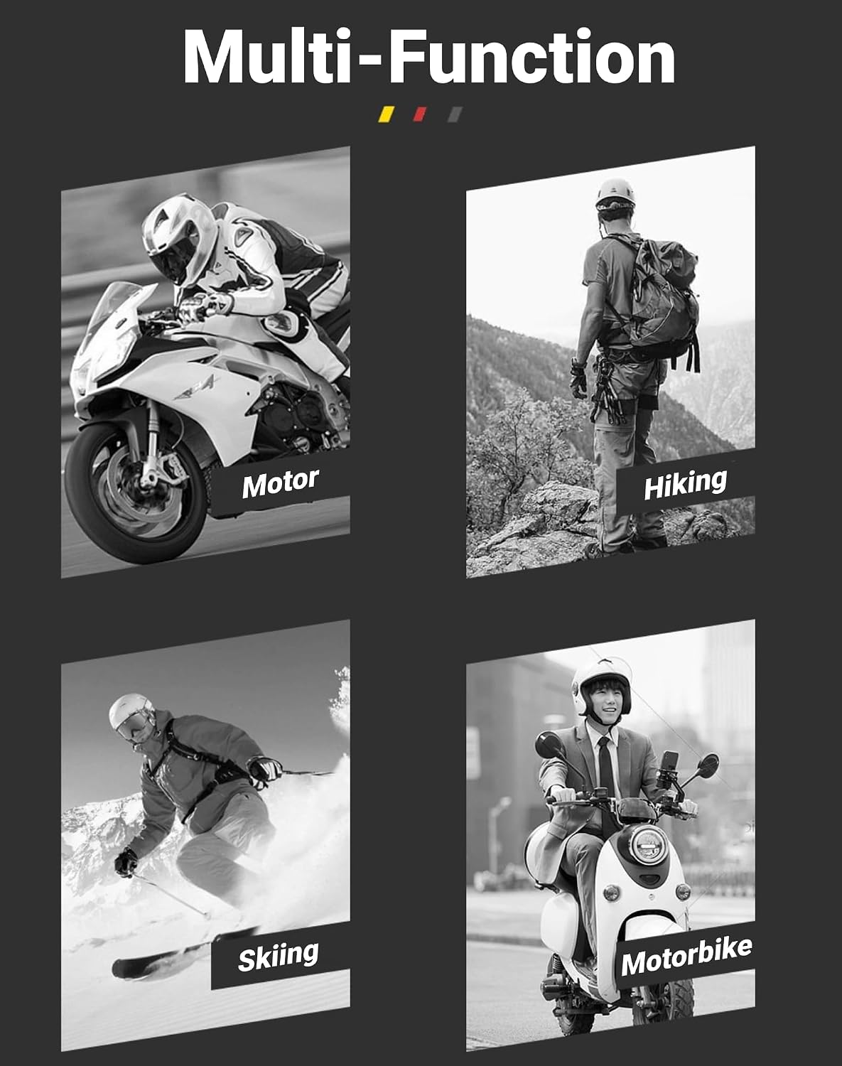 Heyjieyu Guantes de motocicleta transpirables para hombres y mujere...