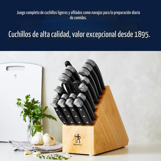 Henckels Statement - Juego de cuchillos de 20 piezas con afilador d...