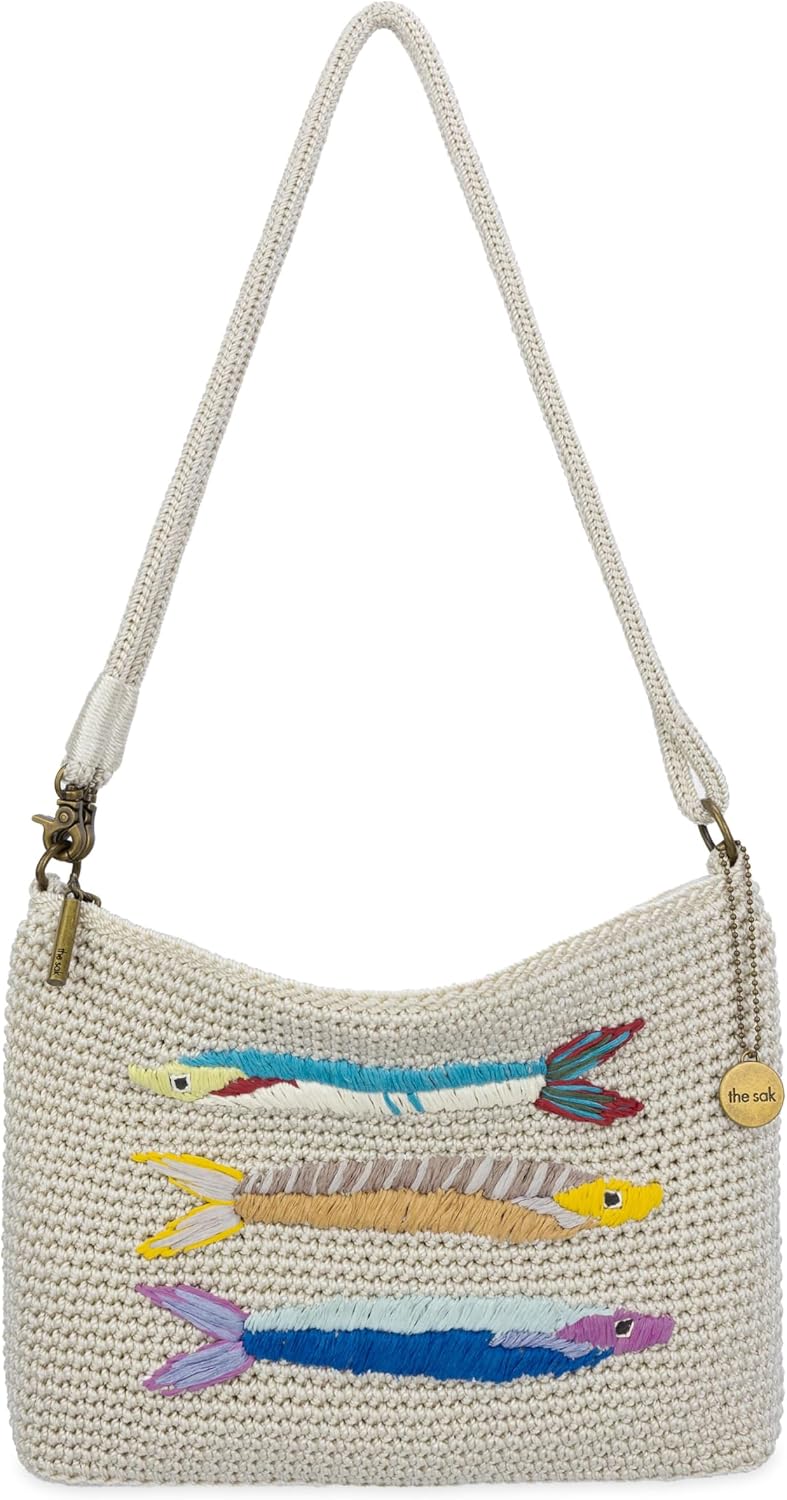 The Sak Lumi Convertible Crossbody - Bolso de mano 3 en 1 de ganchi...