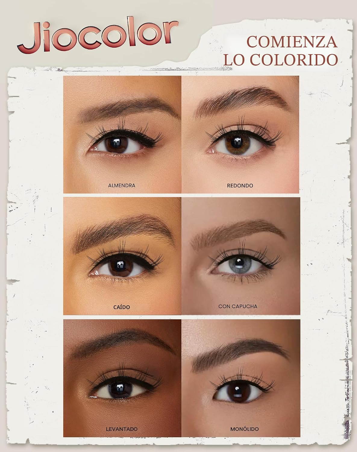 Jiocolor - Pestañas naturales que parecen extensiones, pestañas de...