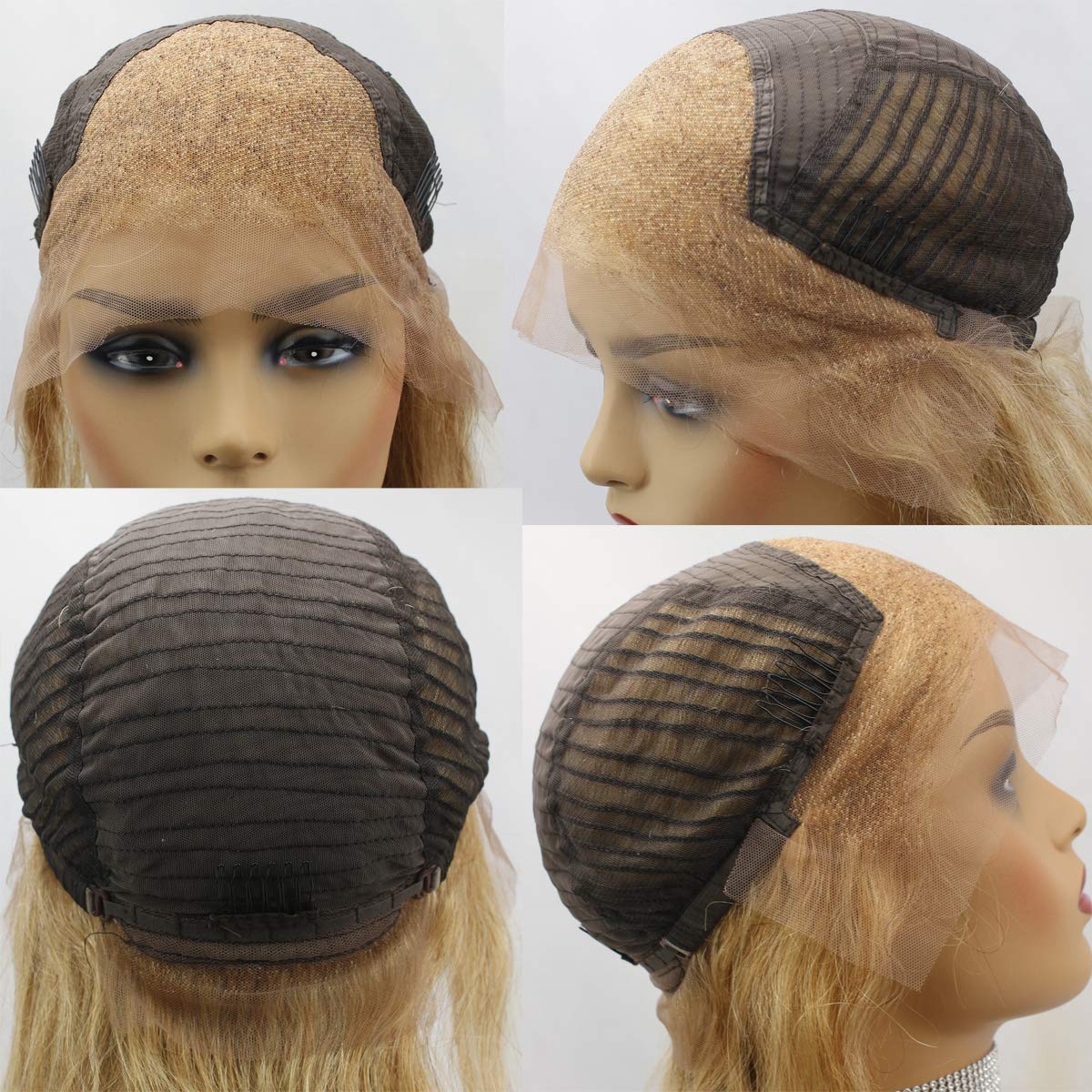 Dreambeauty #18 Peluca de cabello humano con encaje frontal de colo...