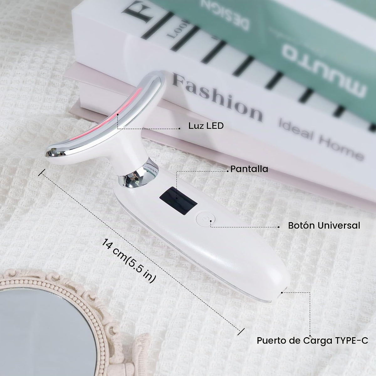 VRAIKO Lila 7 en 1 masajeador de belleza para cara y cuello - Eleva...