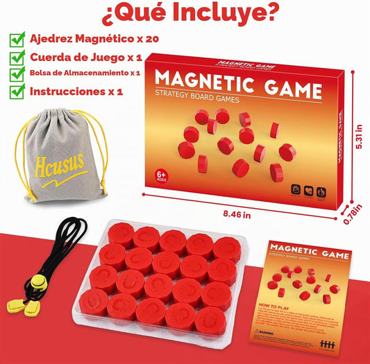 Juego de imán, juego magnético con cuerda, juegos de mesa para adul...