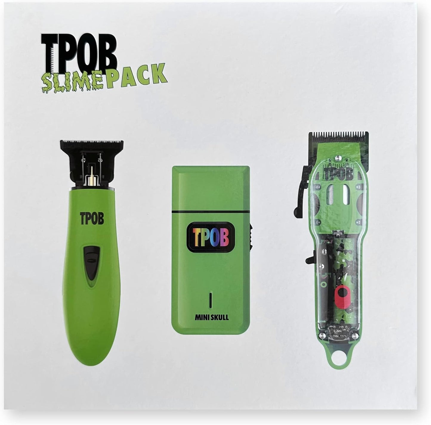 TPOB Slime 2 Juego de cortapelos de peluquería para hombres con est...