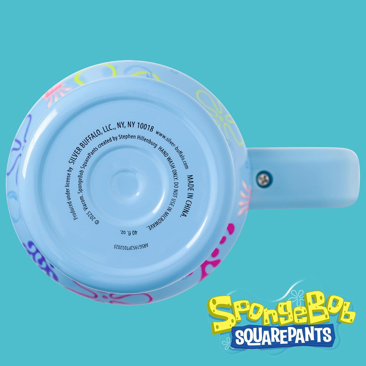 Silver Buffalo Spongebob Squarepants Jellyfishing in Bikini Bottom...