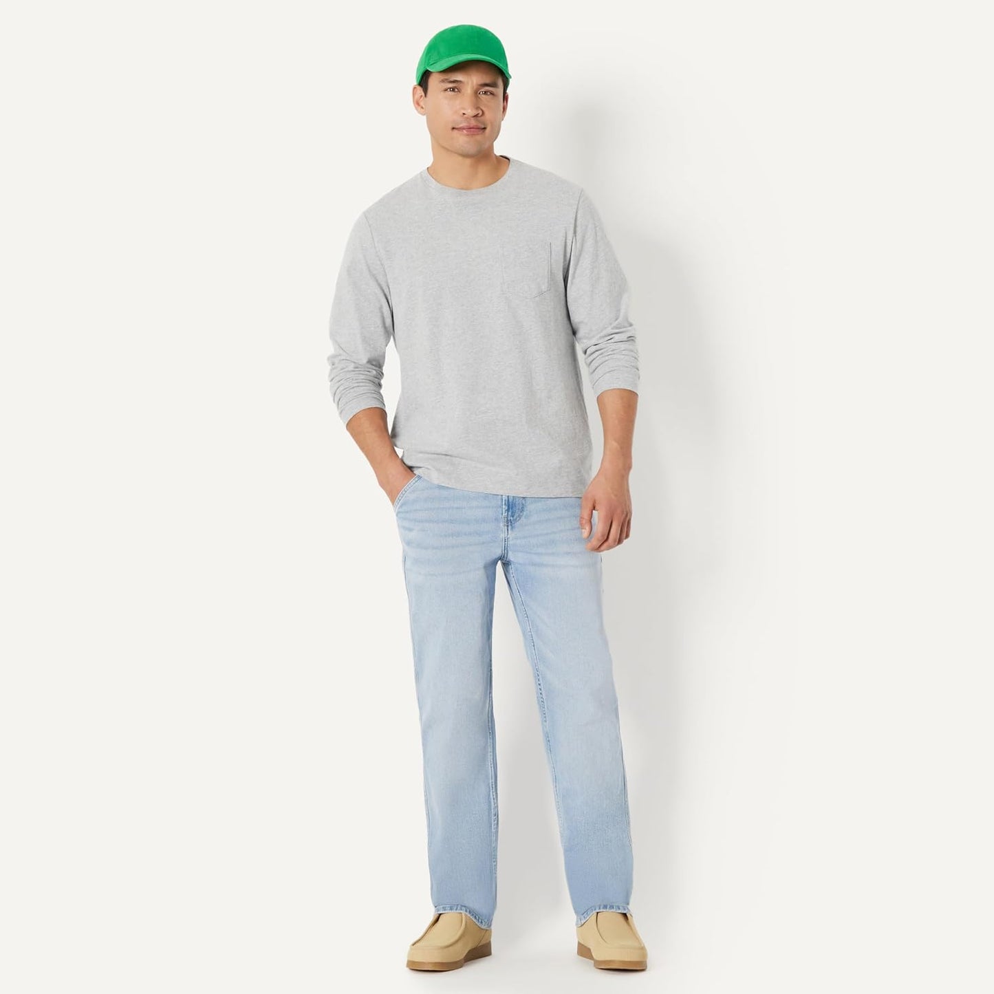 Amazon Essentials Gorra de béisbol de algodón lavado para hombre