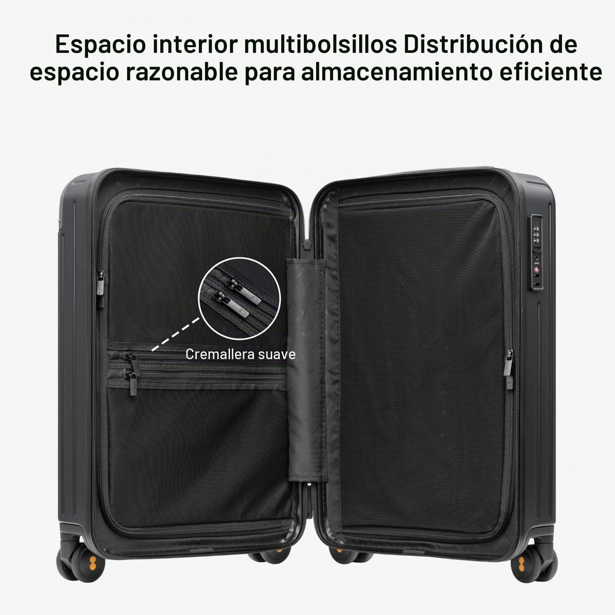 LEVEL8 Equipaje de mano aprobado por aerolíneas Maletas rígidas par...