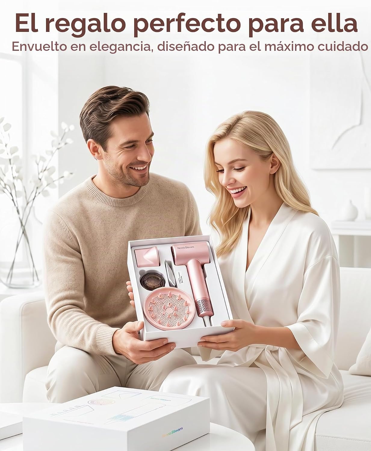 Secador de pelo, secador iónico de alta velocidad con aceite esenci...