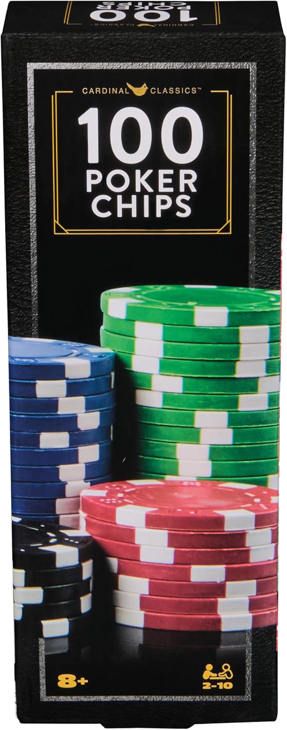 Spin Master Games Cardinal Classics - Juego de póquer (100 piezas)...