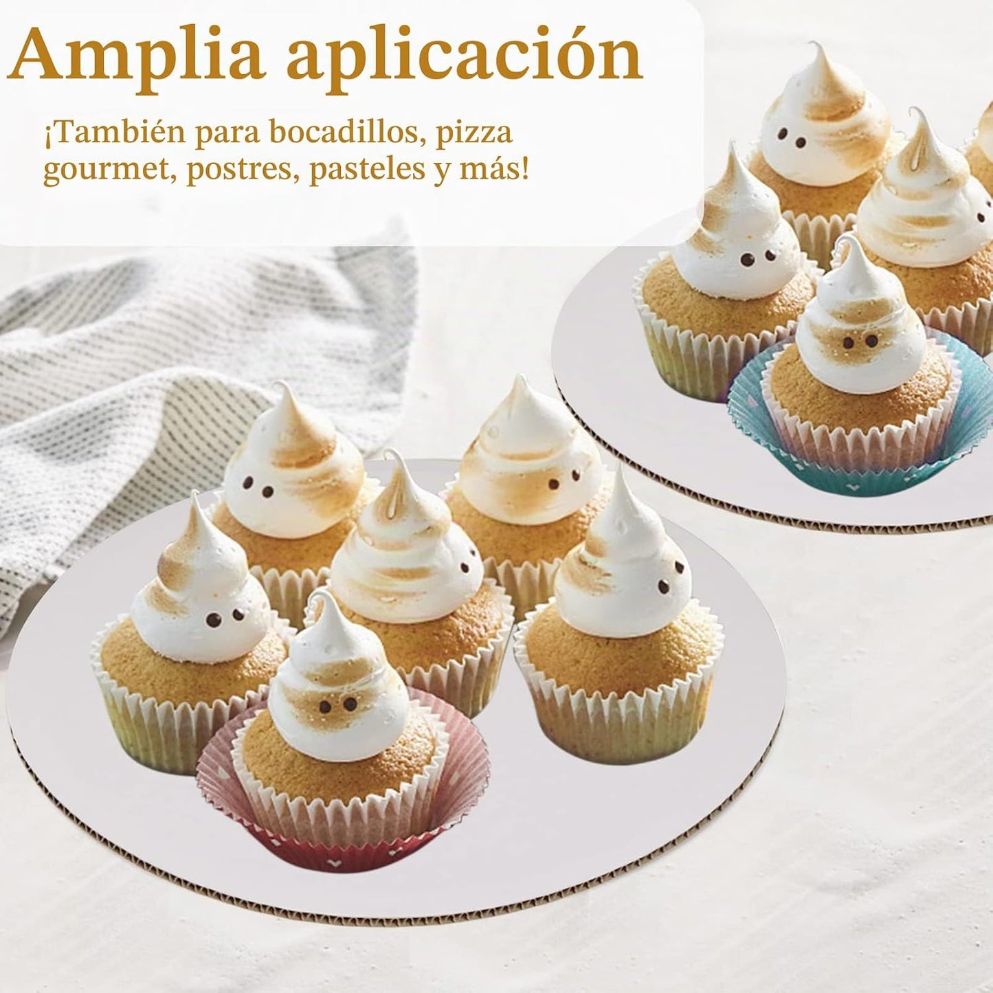 Sudaya Tableros para Pasteles 50 PCS, Tableros para Pasteles de 8 P...