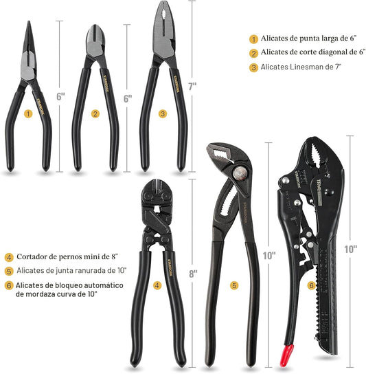 STARWORK TRUE MECHANIC - Juego de herramientas mecánicas de 312 pie...