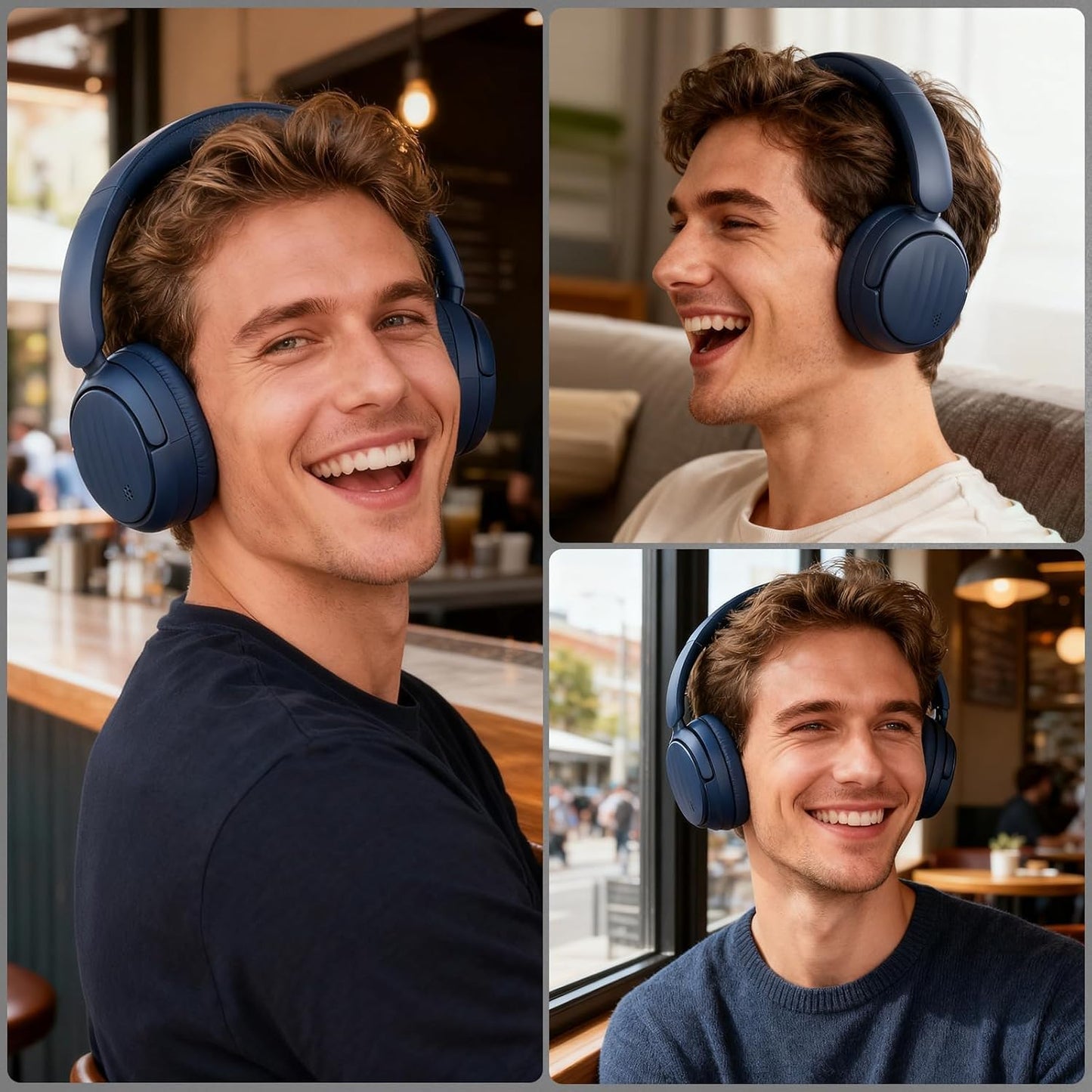 Auriculares Bluetooth con cancelación activa de ruido (ANC), auricu...