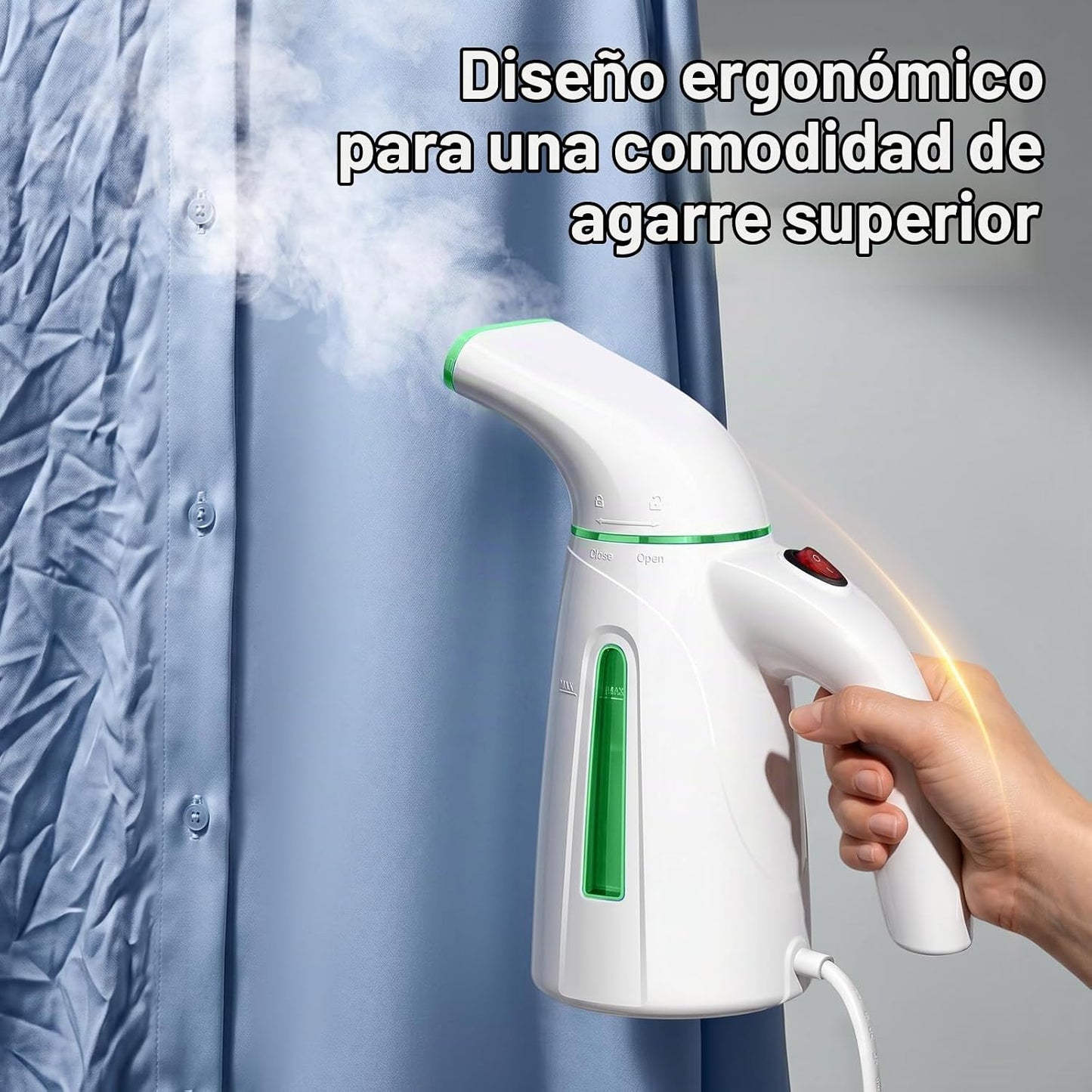 OGHom Vaporizador portátil para ropa, vaporizador portátil para rop...