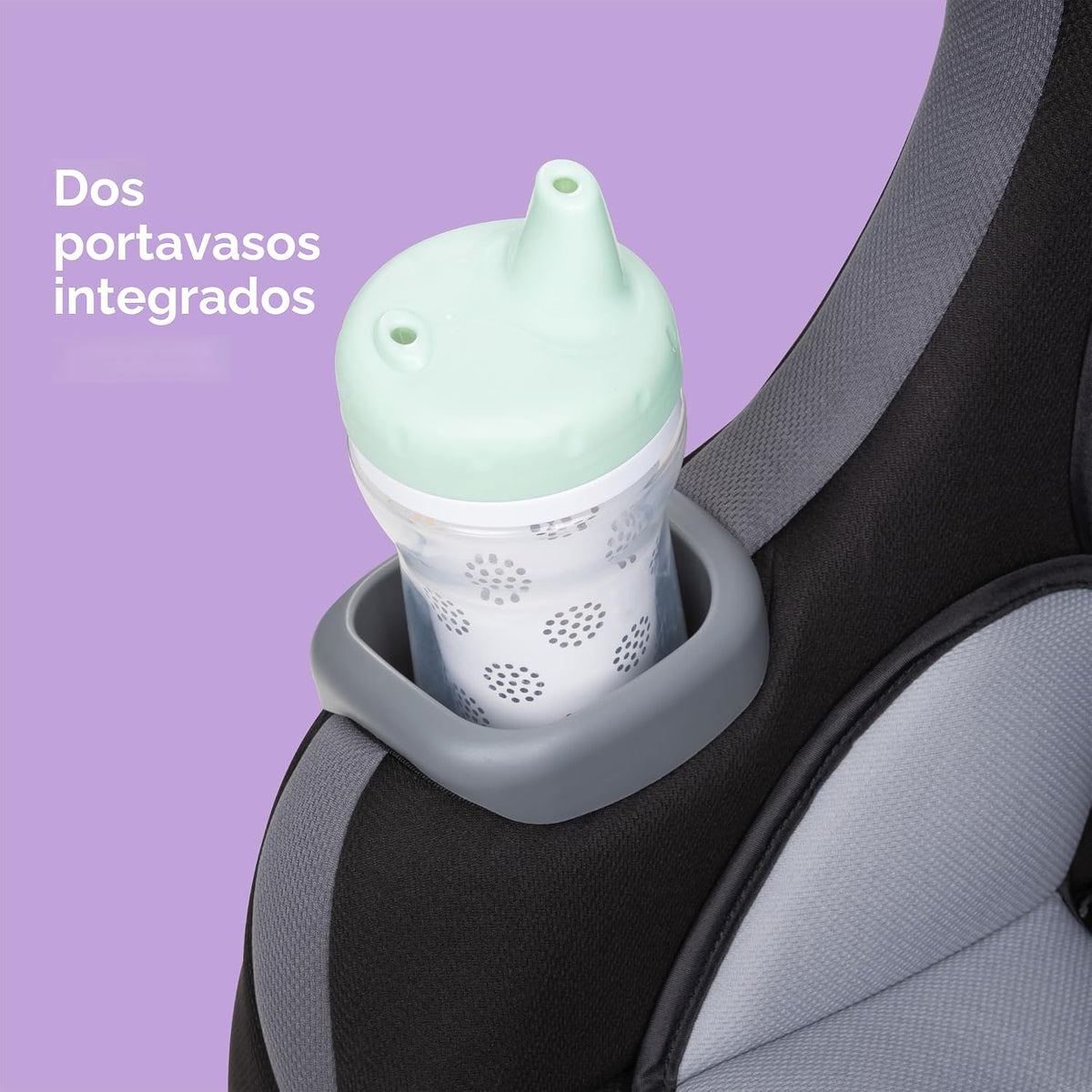 Baby Trend Trooper™ Slim 3 en 1 Asiento de coche convertible, Negro...