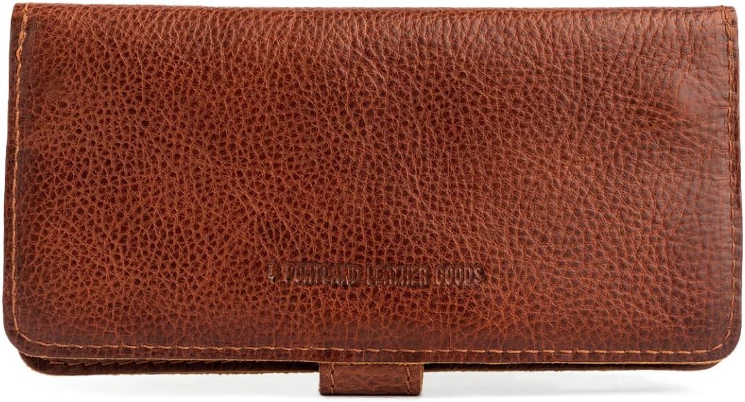 Portland Leather Goods Mini Billetera Plegable para Mujer \u2013 Di...