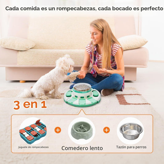 Potaroma Juguete de Rompecabezas para Perros de 2 Niveles, Alimenta...